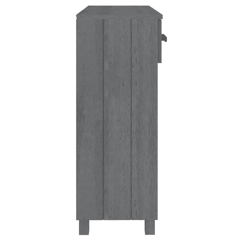 Konsollbord Hamar Mørkegrå 90X35X90 Cm Heltre Furu