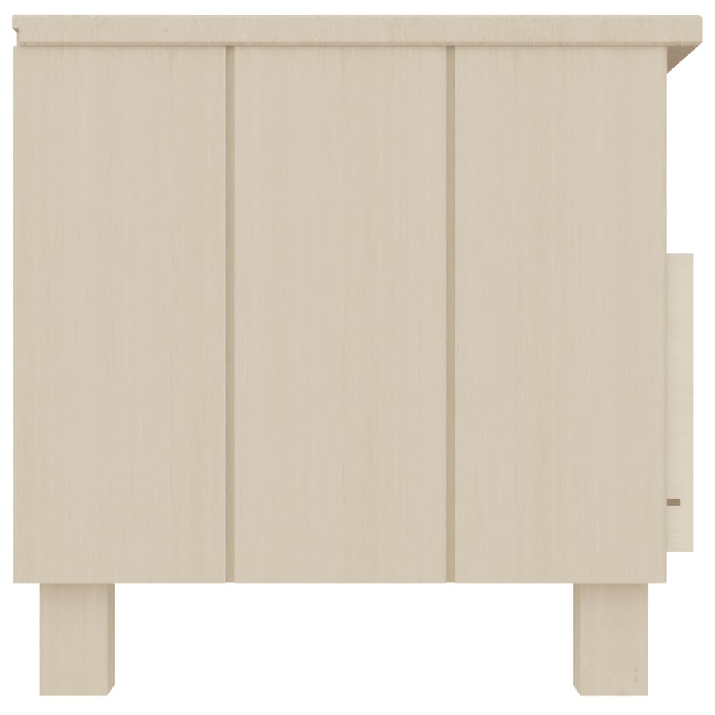 Tv-Benk Hamar Honningbrun 106X40X40 Cm Heltre Furu