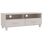 Tv-Benk Hamar Hvit 106X40X40 Cm Heltre Furu