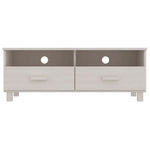Tv-Benk Hamar Hvit 106X40X40 Cm Heltre Furu
