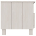 Tv-Benk Hamar Hvit 106X40X40 Cm Heltre Furu