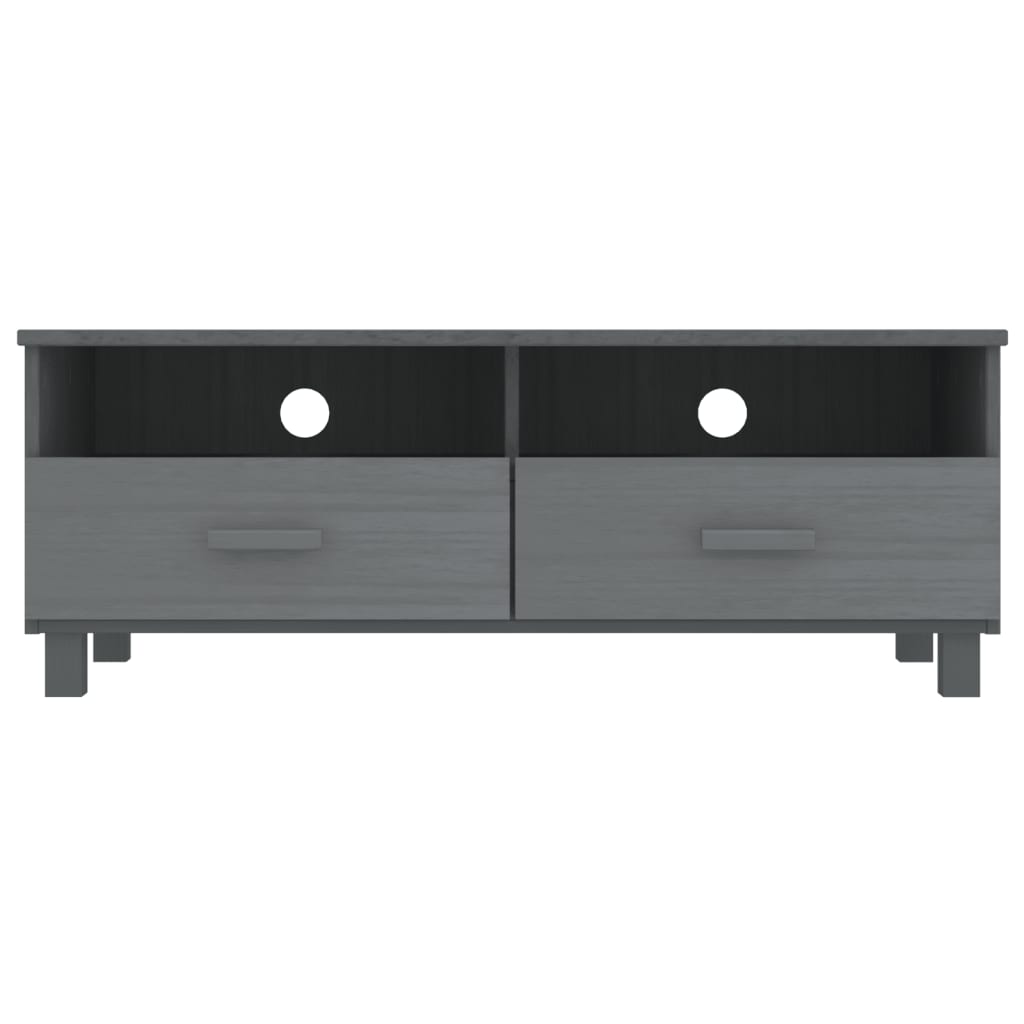 Tv-Benk Hamar Mørkegrå 106X40X40 Cm Heltre Furu