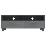 Tv-Benk Hamar Mørkegrå 106X40X40 Cm Heltre Furu