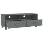 Tv-Benk Hamar Mørkegrå 106X40X40 Cm Heltre Furu