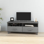 Tv-Benk Hamar Mørkegrå 106X40X40 Cm Heltre Furu