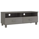 Tv-Benk Hamar Lysegrå 106X40X40 Cm Heltre Furu