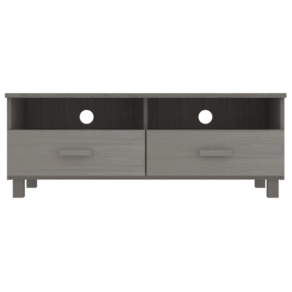 Tv-Benk Hamar Lysegrå 106X40X40 Cm Heltre Furu