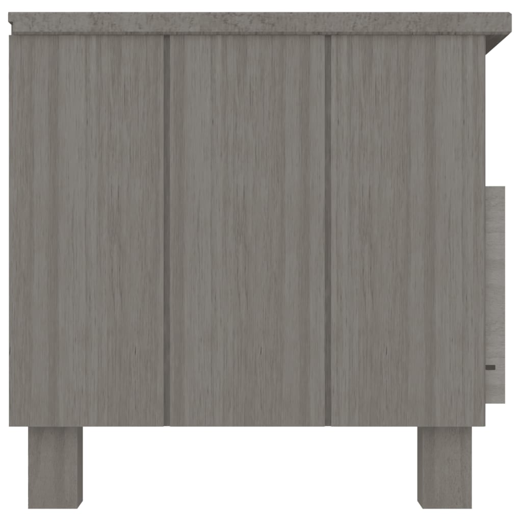 Tv-Benk Hamar Lysegrå 106X40X40 Cm Heltre Furu