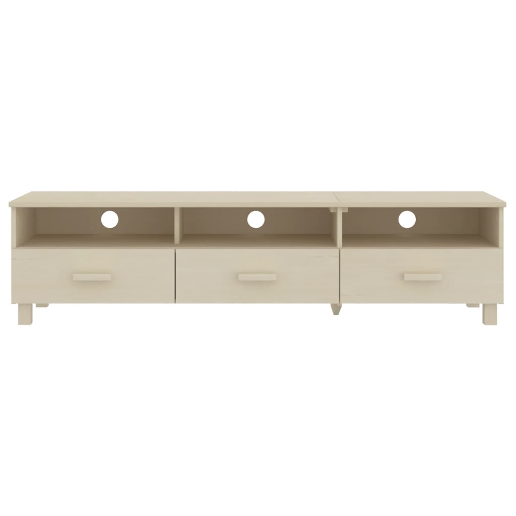 Tv-Benk Hamar Honningbrun 158X40X40 Cm Heltre Furu