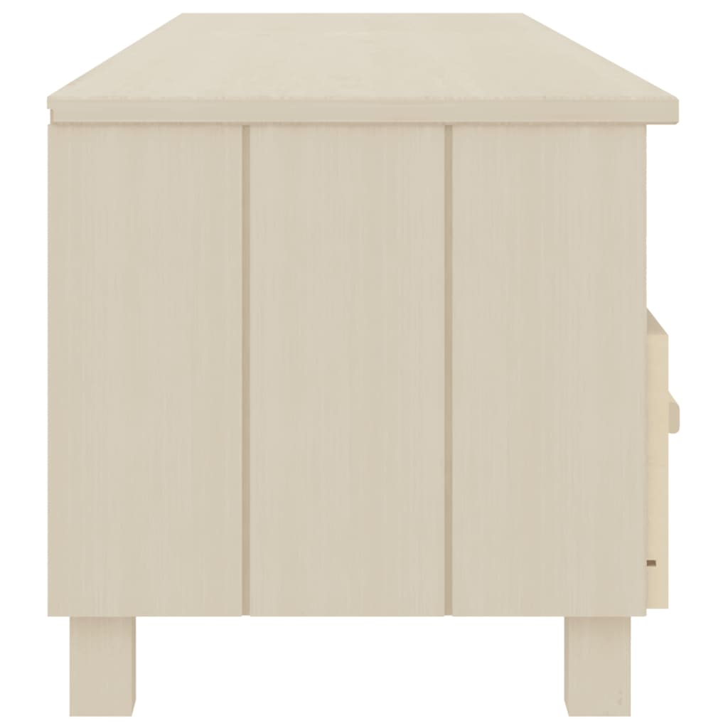 Tv-Benk Hamar Honningbrun 158X40X40 Cm Heltre Furu