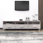 Tv-Benk Hamar Hvit 158X40X40 Cm Heltre Furu