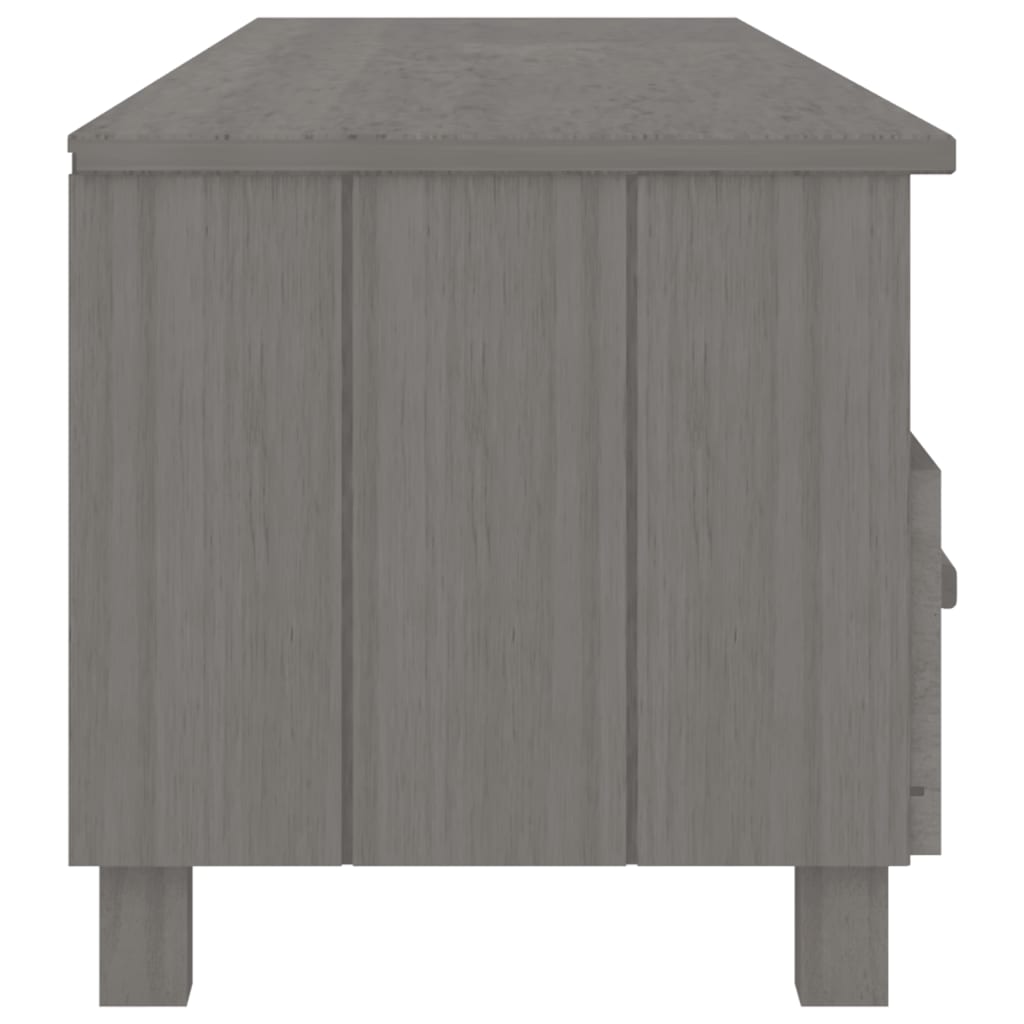 Tv-Benk Hamar Lysegrå 158X40X40 Cm Heltre Furu