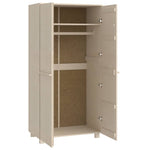 Garderobe Hamar Honningbrun 89X50X180 Cm Heltre Furu