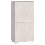 Garderobe Hamar Hvit 89X50X180 Cm Heltre Furu