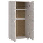 Garderobe Hamar Hvit 89X50X180 Cm Heltre Furu