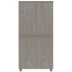 Garderobe Hamar Lysegrå 89X50X180 Cm Heltre Furu