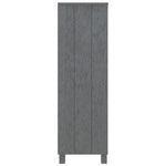 Bokhylle Hamar Mørkegrå 85X35X112 Cm Heltre Furu