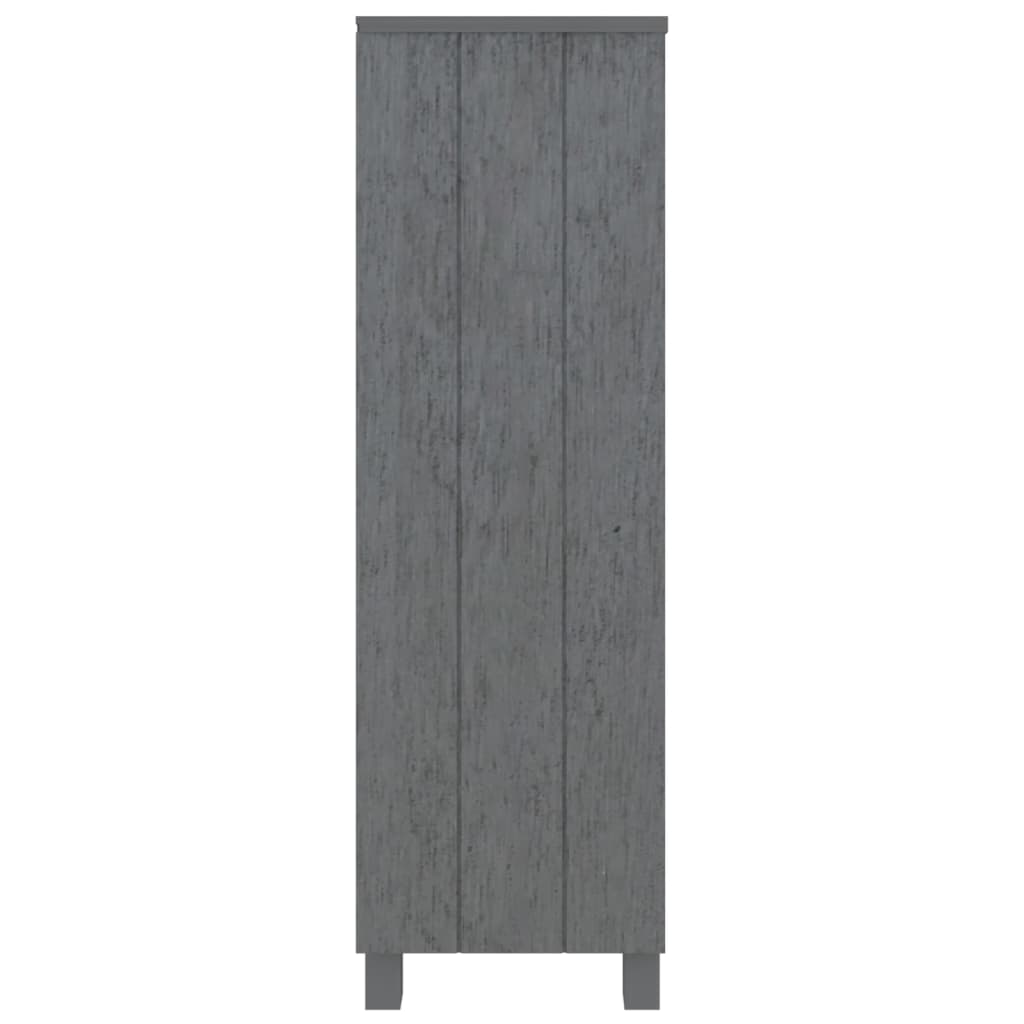 Bokhylle Hamar Mørkegrå 85X35X112 Cm Heltre Furu