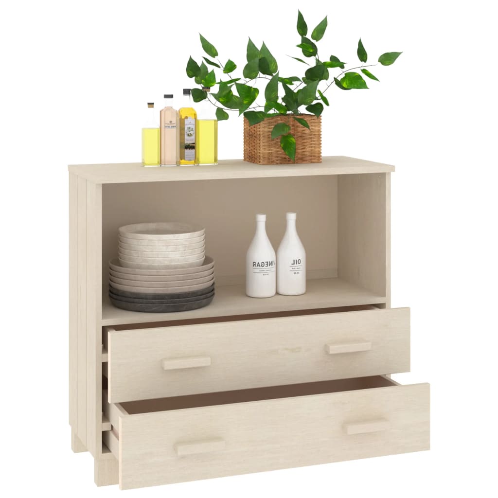 Skjenk Hamar Honningbrun 85X35X80 Cm Heltre Furu