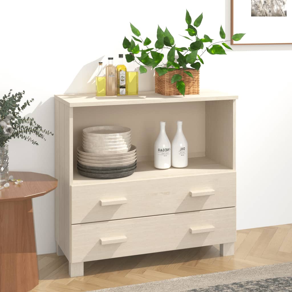 Skjenk Hamar Honningbrun 85X35X80 Cm Heltre Furu