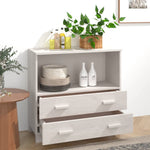 Skjenk Hamar Hvit 85X35X80 Cm Heltre Furu