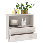 Skjenk Hamar Hvit 85X35X80 Cm Heltre Furu