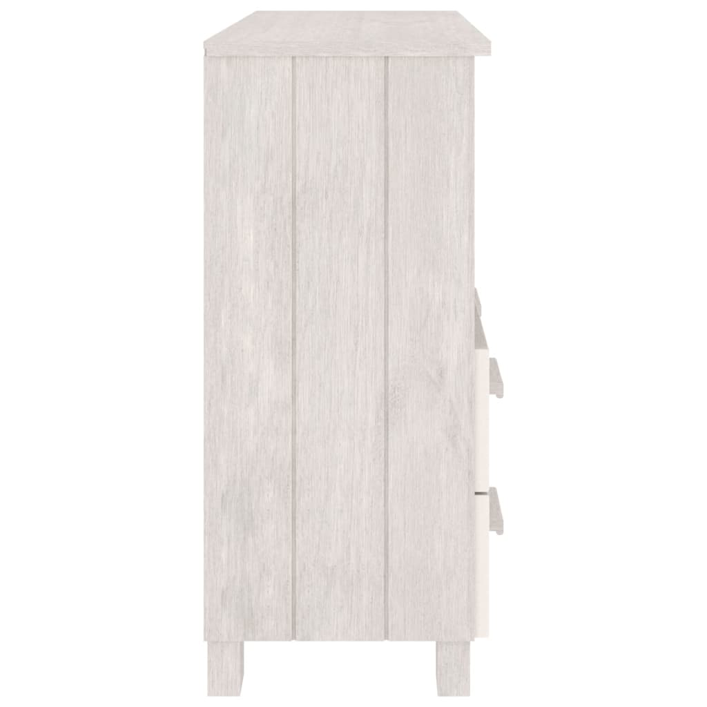 Skjenk Hamar Hvit 85X35X80 Cm Heltre Furu