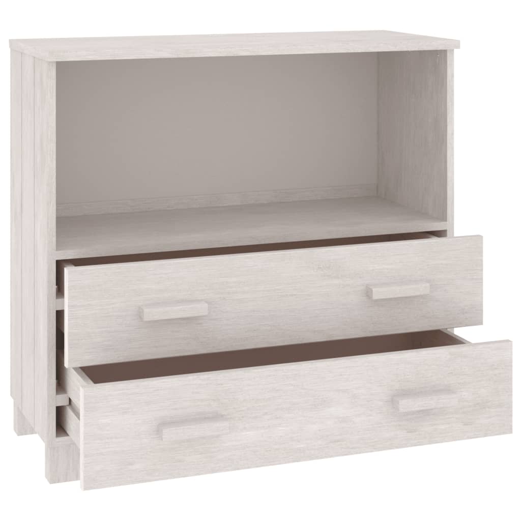 Skjenk Hamar Hvit 85X35X80 Cm Heltre Furu