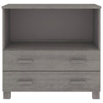 Skjenk Hamar Lysegrå 85X35X80 Cm Heltre Furu