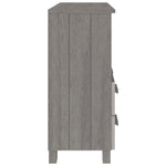 Skjenk Hamar Lysegrå 85X35X80 Cm Heltre Furu