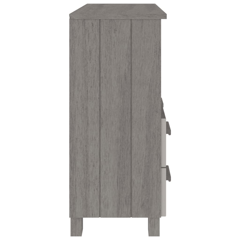 Skjenk Hamar Lysegrå 85X35X80 Cm Heltre Furu