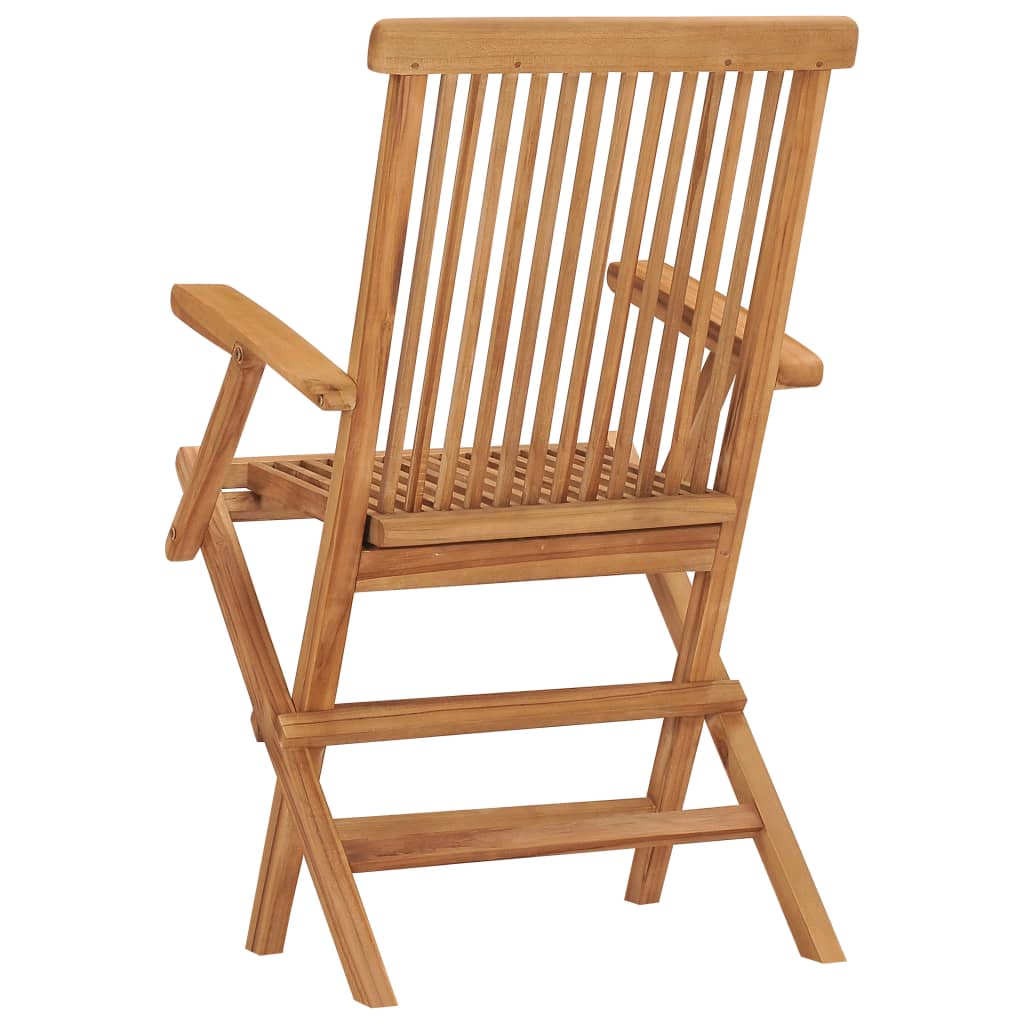 Sammenleggbare Hagestoler 4 Stk Heltre Teak