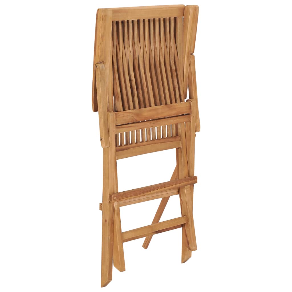 Sammenleggbare Hagestoler 4 Stk Heltre Teak