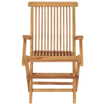 Sammenleggbare Hagestoler 4 Stk Heltre Teak