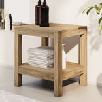 Sidebord Til Baderom 45X35X45 Cm Heltre Teak