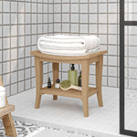 Sidebord Til Baderom 50X35X45 Cm Heltre Teak