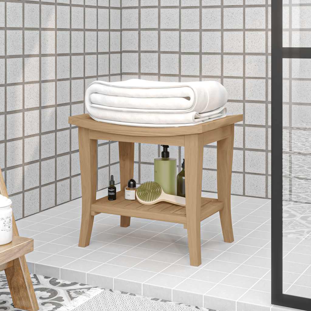 Sidebord Til Baderom 50X35X45 Cm Heltre Teak