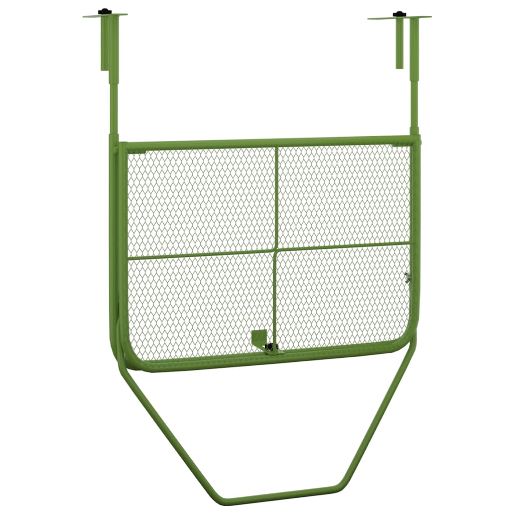 Balkongbord Grønn 60X40 Cm Stål