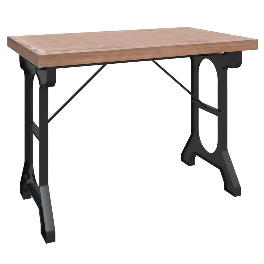 Spisebord 110X65X82 Cm Heltre Gran Og Jern