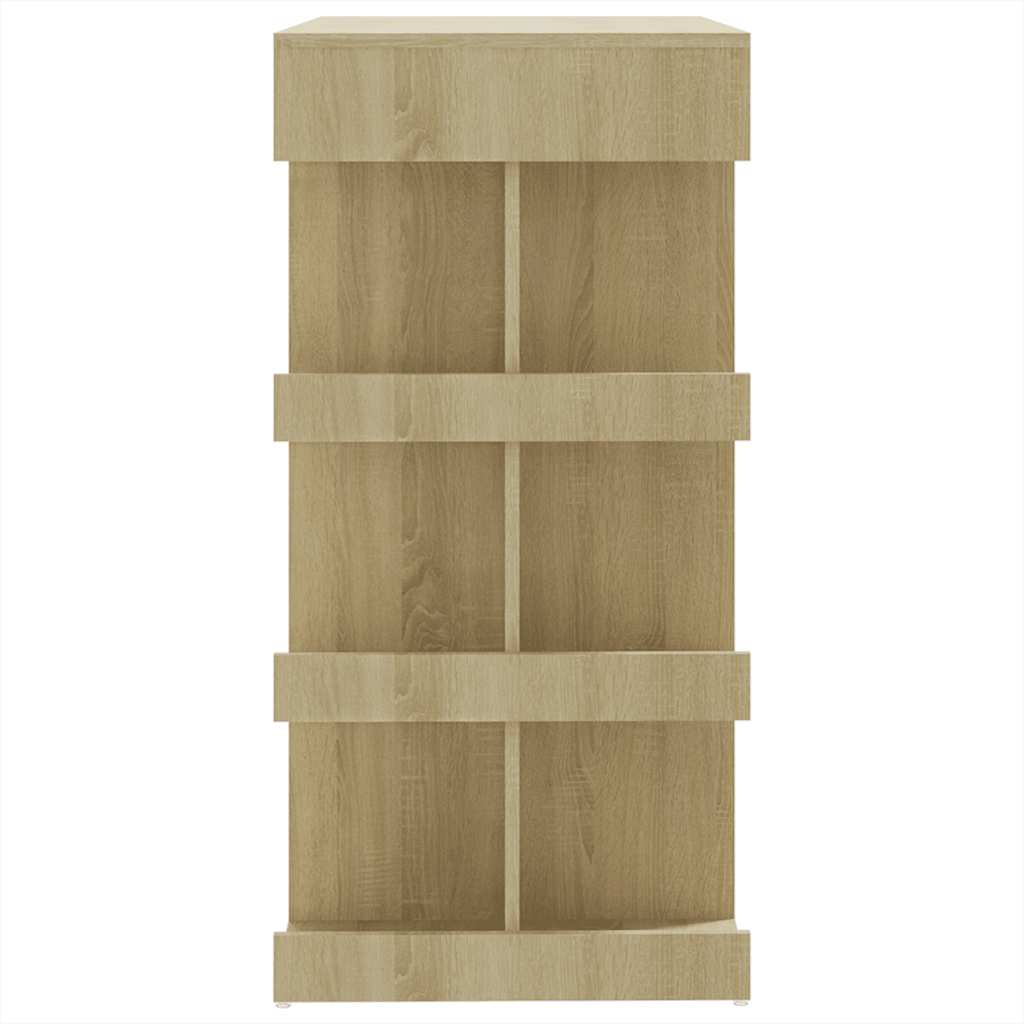 Barbord Oppbevaring Sonoma Eik 100X50X101,5 Cm Konstruert Tre