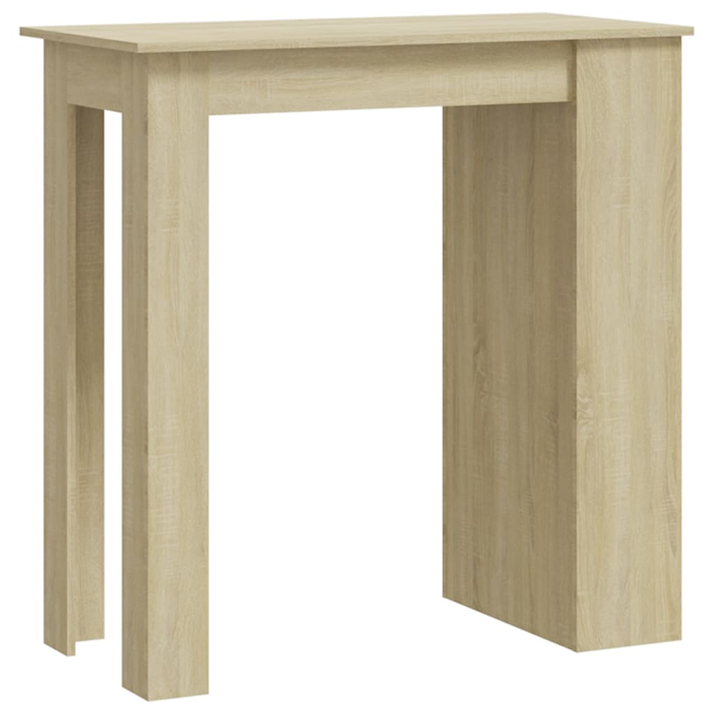 Barbord Oppbevaring Sonoma Eik 102X50X103,5 Cm Konstruert Tre