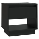 Nattbord Svart 45X34X44 Cm Konstruert Tre