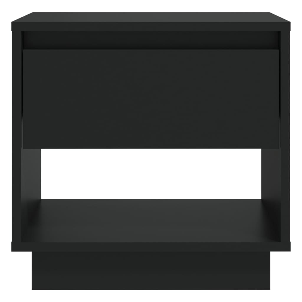 Nattbord Svart 45X34X44 Cm Konstruert Tre