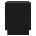 Nattbord Svart 45X34X44 Cm Konstruert Tre