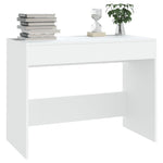 Skrivebord Hvit 101X50X76,5 Cm Konstruert Tre