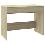 Skrivebord Sonoma Eik 101X50X76,5 Cm Konstruert Tre