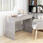 Skrivebord Betonggrå 101X50X76,5 Cm Konstruert Tre