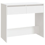 Konsollbord Hvit 89X41X76,5 Cm Konstruert Tre
