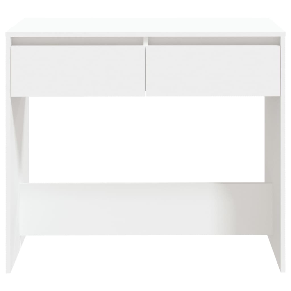Konsollbord Hvit 89X41X76,5 Cm Konstruert Tre