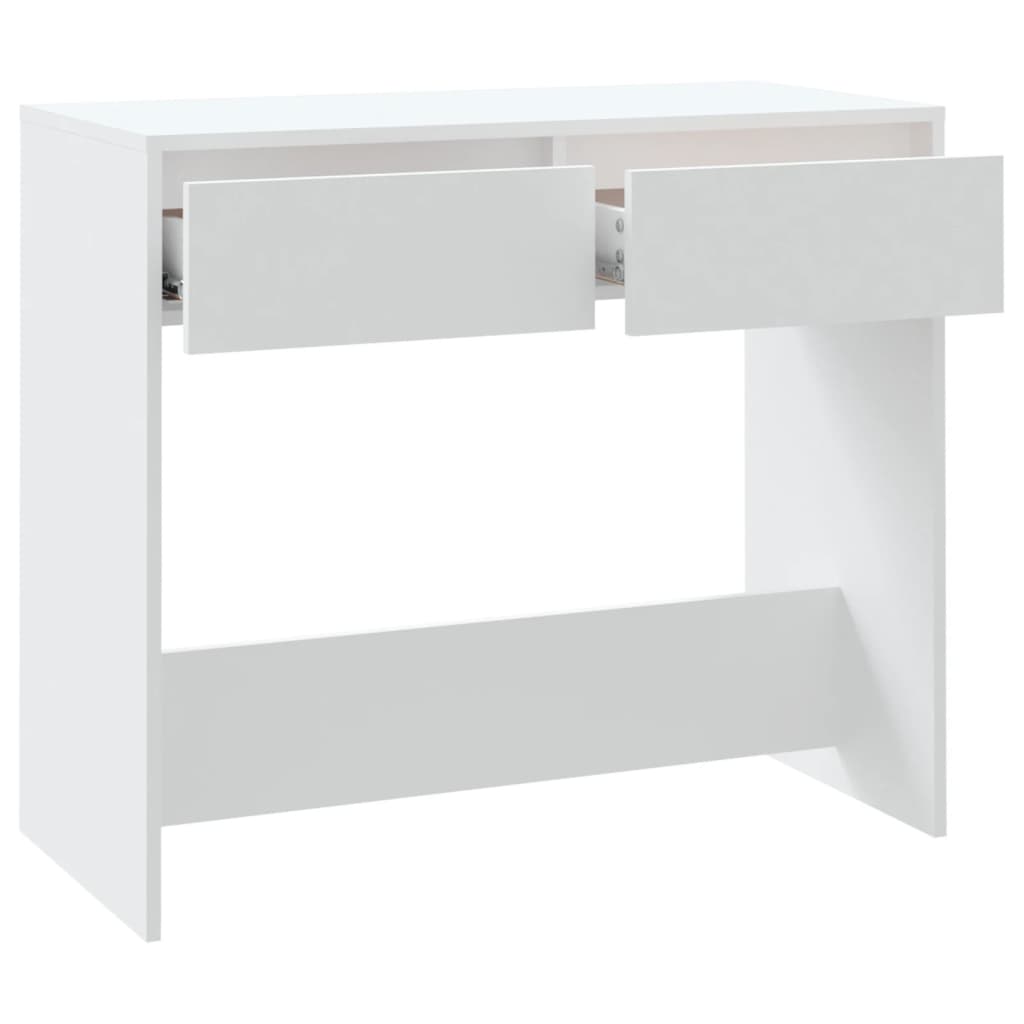 Konsollbord Hvit 89X41X76,5 Cm Konstruert Tre